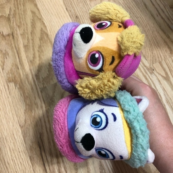 Paw Patrol Kids Slippers Sz 5-6 Girls Baby - Picture 5 of 7